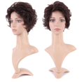 thumbnail image 1 of MesaSe Longue Perruque Synthétique Bouclée avec Frange Perruques Cheveux Courts Résistante à la Chaleur Perruque Complète Tête Complète pour Femmes Blond Surligneur, 1 of 4