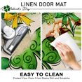 thumbnail image 2 of St. Patricks Day Decorative Front Door Mat, Shamrock Clover Doormat Indoor Outdoor Non-Slip Floor Entryway Rug, Spring Gold Coins Irish Home Kitchen Decoration 17x29 Inch, 2 of 6