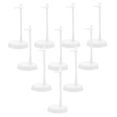 thumbnail image 4 of UPGRATOR 10 Pcs Supports de Poupée Mini Blancs Support Stable Hauteur Réglable pour Figurines Modèles Étagères Armoires, 4 of 8