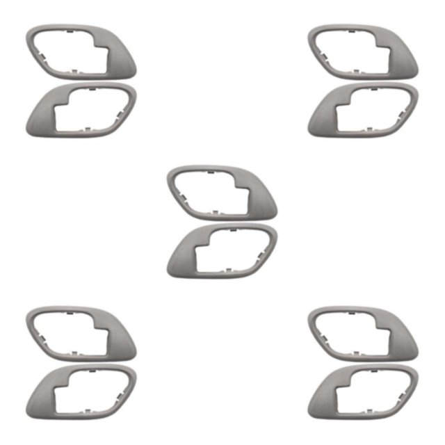 mmirethe Interior Door Handle Trim for C1500 Suburban C2500 Stylish and Functional Left Inner Grey Right Left Side 5Set