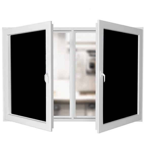 Coofit Solid Color Window Film Static Solid Color Window Cling Frosted Glass Film