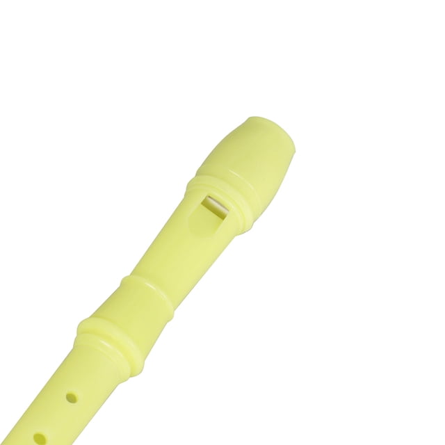 Soprano ABS Soprano Descant Recorder Clarinet 8 Holes German Style G Key with Fingering Chart Cleaning Stick for Kids Beginners