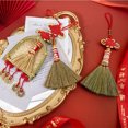 thumbnail image 3 of Broom Dustpan Pendant, Practical Chinese Year Ornament Create Ambience  For Shopping Mall, 3 of 8
