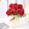 thumbnail image 1 of 25Pcs Realistic Foam Roses – Non-Fading Artificial Flowers with Stems for Wedding Bouquets, Valentine’s Decor & Bridal Shower Arrangements, 1 of 6