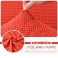 thumbnail image 3 of 2024 Jacquard Stretch Sofa Slipcover Textured Non Slip Couch Cover  Loveseat  Dark Gray, 3 of 6