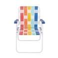 thumbnail image 4 of Mainstays Low Profile Beach Chair, 2 Pack, 4 of 9