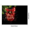 thumbnail image 3 of Kitchen Placemat Christmas Table Placemats Christmas Rustic Vintage Washable Table Mats, Kitchen Placemat, 3 of 4