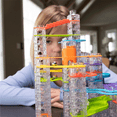 thumbnail image 5 of Fat Brain Toys Trestle Tracks Deluxe Set - 124-Piece Modular Marble Run, Ages 8+, 5 of 5
