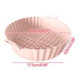 thumbnail image 3 of TIMIFIS Air Silicone Pots en pour Friteuse à, Panier en Silicone pour Friteuse à Air Chaud, Accessoires de Four pour Friteuses à Air Sûrs pour les Aliments, Remplacement du Papier Parchemin, Doublure Réutilisable en Silicone pour Friteuse à Air s'Adapte à la Friteuse à Air, 3 of 6