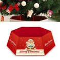 thumbnail image 4 of FAROOT Christmas Tree Skirt Santa Claus Letter Print Decorative Apron, 4 of 6