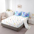 thumbnail image 3 of YST Mermaid Tail Glitter Comforter Set, 7-Piece, Rainbow Mermaid Theme, Twin Size, 3 of 5