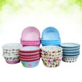 thumbnail image 5 of 80 Pcs Cupcake Wrappers Heat Resistant Oil-proof Round Thicken Paper Cups Muffin Liners (Random Pattern), 5 of 5