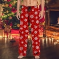thumbnail image 2 of Kcodviy Christmas Mens Casual Pants Sock Pajama Pants with Drawstring Men's Workout & Training Pants and Pockets, 2 of 4