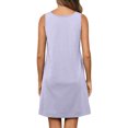thumbnail image 5 of Liquidation d'Été 2025! Robe pour Femme Grande Taille, Liquidation de Robes d'Été pour Femmes, Robe Décontractée Sans Manches Mini pour Femme, Été Printemps, Col Rond, Débardeur, Ample, Plage, Courte, 5 of 5