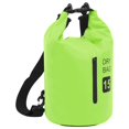 thumbnail image 1 of vidaXL Dry Bag with Zipper Green 15 L PVC, 1 of 5