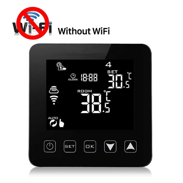 WiFi Thermostat Tuya Smart Air Conditioner Controller WiFi Temperature Controller Digital Thermostat For FanCoil ,Easily DIY