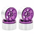 thumbnail image 1 of Labymos Aluminum Alloy Wheel Rim Beadlock 1.9in Wheel Rims Hub 4pcs Replacement for 1/10 TRX4, 1 of 6