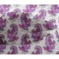 thumbnail image 5 of oneOone Viscose Chiffon Purple Fabric Paisleys Craft Projects Decor Fabric Printed By The Yard 42 Inch Wide, 5 of 5
