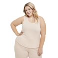 thumbnail image 1 of George Plus Women's Hacci Rib Pajama Tank, 1 of 6