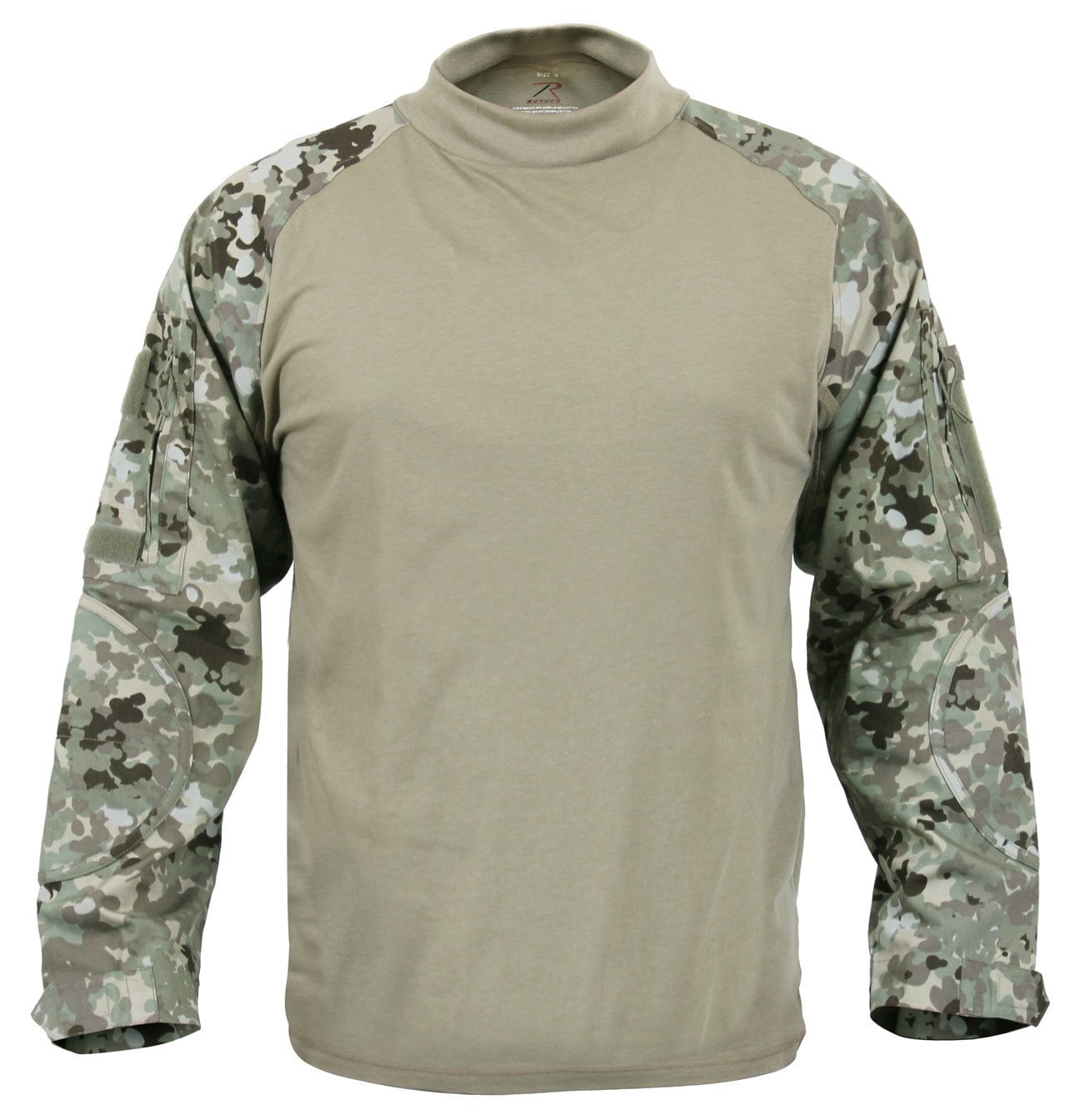 Rothco Military FR NYCO Combat Shirt - Total Terrain Camo, Medium