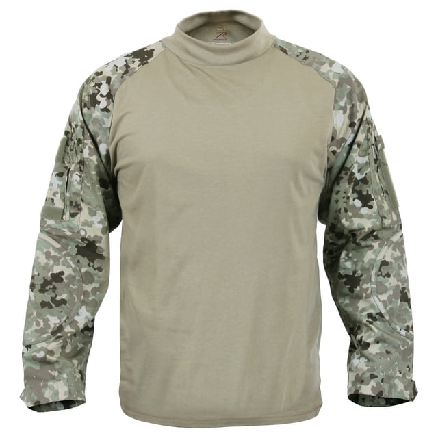 Rothco Military FR NYCO Combat Shirt - Total Terrain Camo, Large