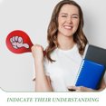 thumbnail image 3 of KALLORY Group Activities Thumbs Up Signs Red PVC Visual Cue Provider 1Set, 3 of 8