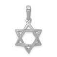 thumbnail image 1 of Pendentif Étoile de David en Or Blanc 14K, 1 of 2