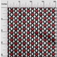 thumbnail image 2 of oneOone Viscose Jersey Red Fabric Poker Card Craft Projects Decor Fabric Printed By The Yard 60 Inch Wide, 2 of 4