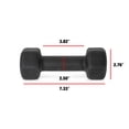 thumbnail image 2 of CAP Barbell, Black Neoprene Dumbbell, Single, 2 of 6