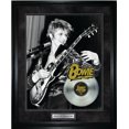 thumbnail image 1 of David Bowie Playing Guitar Framed With Platinum LP, 1 of 4