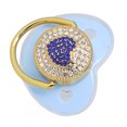 thumbnail image 3 of Baby Pacifiers Set, Silicone Hygienic Soothing Bling Pacifiers Exquisite  For Newborn For Sleeping White,Blue,Pink,Red,Gold, 3 of 8