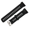 thumbnail image 4 of Silicone Smart Watch Strap Size Adjustable Metal Buckle 2 Colors Watch Band for COROS Vertix 2 Black Green, 4 of 10