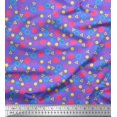 thumbnail image 1 of Soimoi Velvet Fabric Circle,Dot & Triangle Geometric Print Fabric by The Yard 58 Inch Wide, 1 of 3