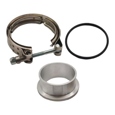 funtasica V Band Clamp Exhaust Clamp Sturdy Easy to Load and Unload Exhaust Pipe Clamp for