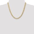 thumbnail image 2 of 14k Yellow Gold 20 Inch 6.75mm Concave Curb Chain Necklace Pendant Charm, 2 of 9