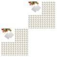 thumbnail image 3 of QualitChoice 100 Square Aluminum Foil Wrappers for Chocolate Sweets Candy Confectionery Silver 2Set, 3 of 6