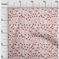 thumbnail image 2 of oneOone Cotton Jersey Rust Brown Fabric Abstract Floral Sewing Material Print Fabric By The Yard 58 Inch Wide, 2 of 5