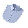 thumbnail image 2 of Maoww Women Simple Design Solid Color False Collar Girls Formal Fake Half Shirt Decorative Detachable Lapel Accessory Blue Point, 2 of 8