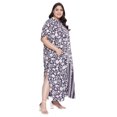 thumbnail image 4 of Oussum Robe Caftan Boutonnée pour Femme Longue Ajustable d'Été Maxi avec Poche, 4 of 7
