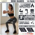 thumbnail image 2 of Lebert Mini Bandes – Ensemble de 10 Bandes de Boucle de Résistance Noires, 2 of 6