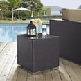 thumbnail image 3 of Modway Convene Table d'Appoint de Patio en Aluminium et Rotin, Couleur Espresso, 3 of 3