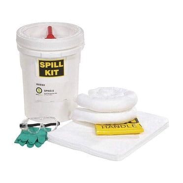 SpillTech Oil-Only Spill Kit, 5 Gallon, 23 Pieces (SPKO-5)