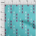 thumbnail image 1 of oneOone Polyester Tissu Lycra Flèche Signe Tissu Imprimé Kasuri par la Cour 56 Pouces de Large, 1 of 4