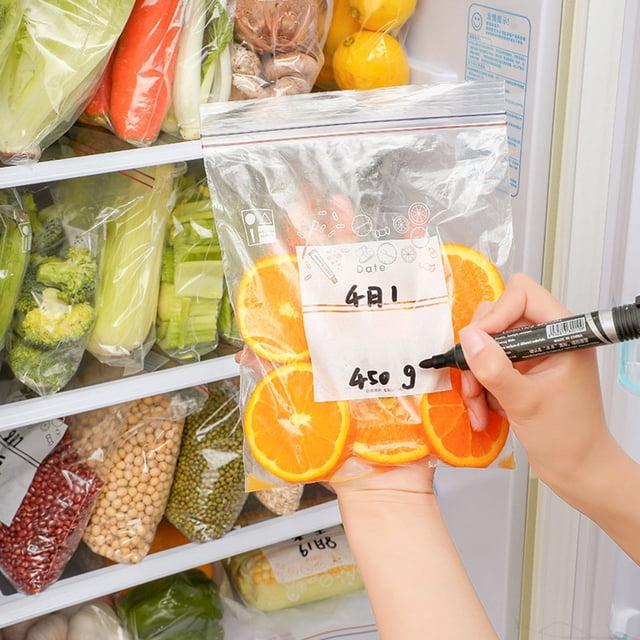 Refrigerator Vegetable Sealing Bags Fresh Keeping Bags Double Tight Bags Food Grade Storage Bags Fruit Packaging Bags Chip Storage Insulated Sandwich Container Reusable Food Zippe Laundry Mesh Bag