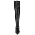 thumbnail image 2 of Unique Bargains Women's Platform Heels Chunky Heel Over Knee High Boots, 2 of 8