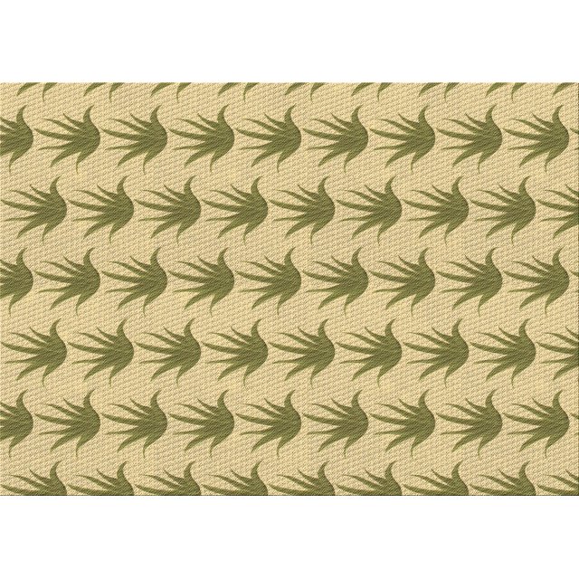 Ahgly Tapis Rectangulaire Lavable en Machine Intérieur Transitionnel Brun Doré Foncé, 2 Pieds x 5 Pieds