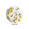 thumbnail image 3 of Jpxdew Lemon Shape Dinner Plate,7.87x7.87x0.98in Ceramic Tableware,Unique Lace Design Dessert Fruit Dish, 3 of 6