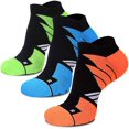 thumbnail image 1 of Chaussettes de Course Invisibles Athlétiques Anti-Ampoules Évacuant l'Humidité Coolmax, Sans Couture Anti-Odeur, 1 of 6