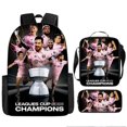 thumbnail image 4 of Soccer Star Printed Backpack Three-piece Set, Youth School Bag, Student Backpack-SinKeeU, 4 of 4