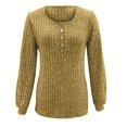 thumbnail image 4 of Babysbule Chandails pour Femmes Liquidation Mode Col Roulé Uni pour Femmes Manches Longues Style Ample Tricot Hauts Blouse pour Dames, 4 of 7